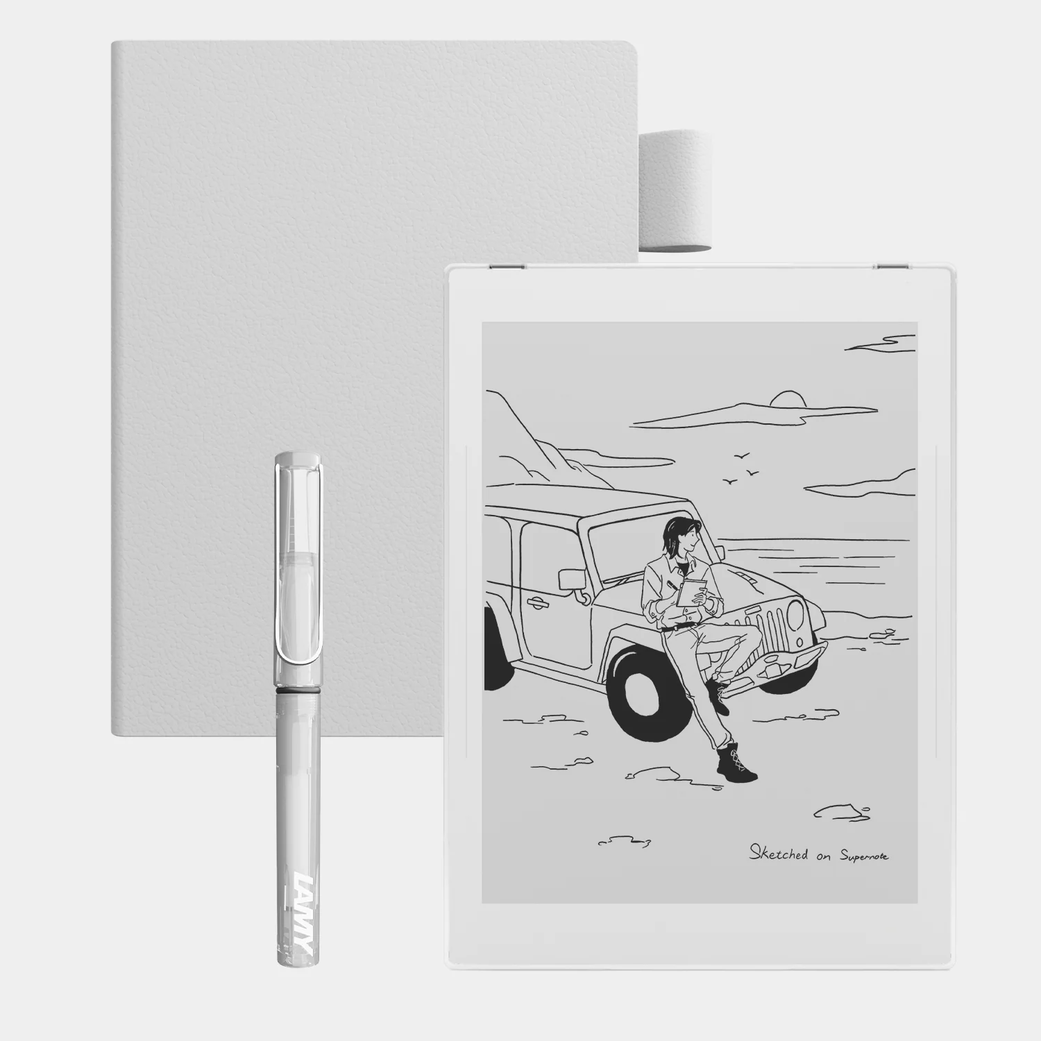 Open-Box Supernote × LAMY Crystal Clear Thinking Special Set - Image 3